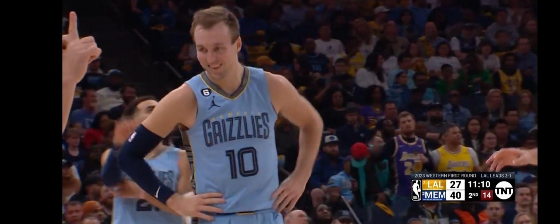 灰熊力克湖人，莫兰特表现抢眼连带分